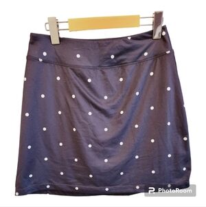 Segments Luxe Navy Polka Dot Skort